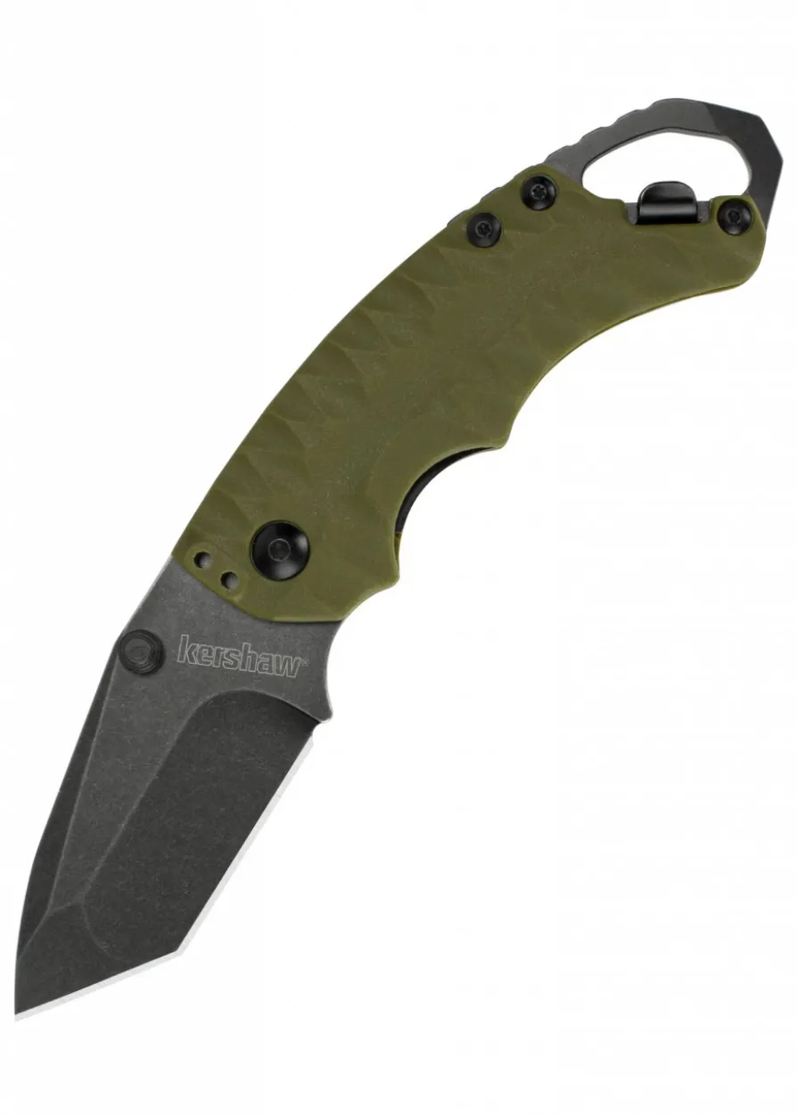 Kershaw SHUFFLE II, Olivgrün, BlackWash, Taschenmesser