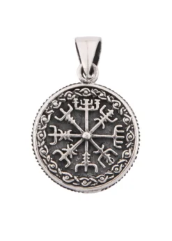Kettenanhänger aus Silber - Vegvísir