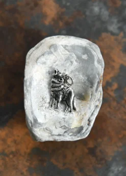 Kettenanhänger aus Silber - Wolf