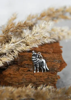 Kettenanhänger aus Silber - Wolf