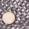 Kettenhaube mit quadratischem Mundschutz, ID8mm, Rundring vernietet