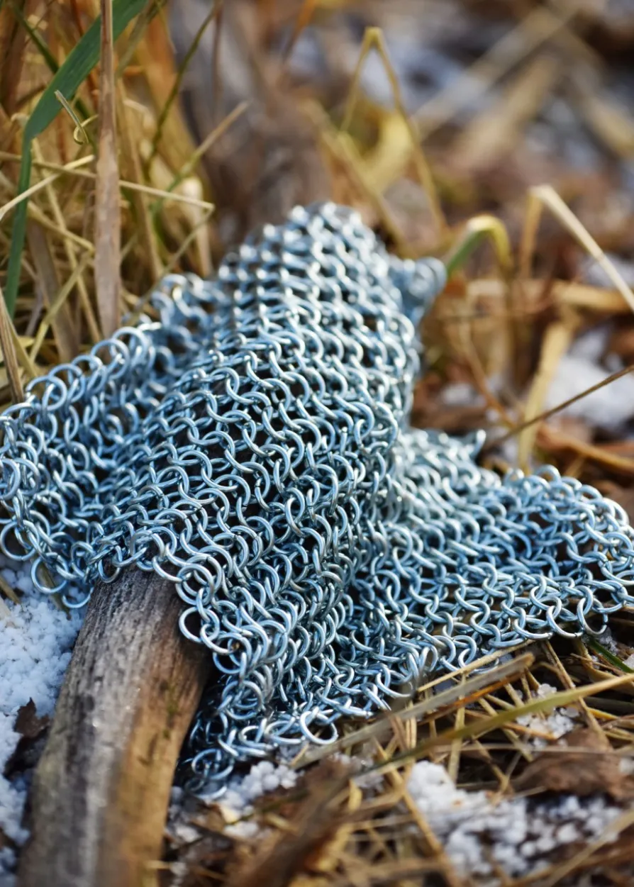Kettenstück 20 x 20cm, unvernietet, ID8mm, verzinkt