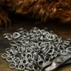 1kg Paket lose Kettenringe, unvernietet, ID8mm, Federstahl