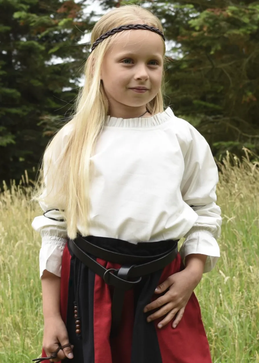 Kinder Mittelalter-Bluse Helena, natur