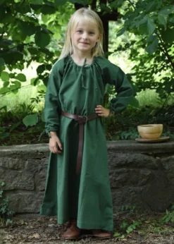 Kinder Mittelalterkleid Ana, grün