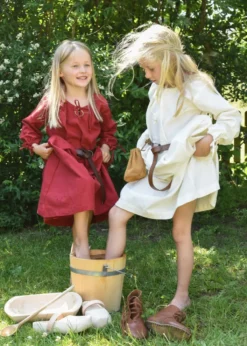 Kinder Mittelalterkleid Ana, rot
