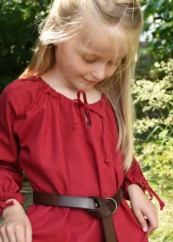 Kinder Mittelalterkleid Ana, rot
