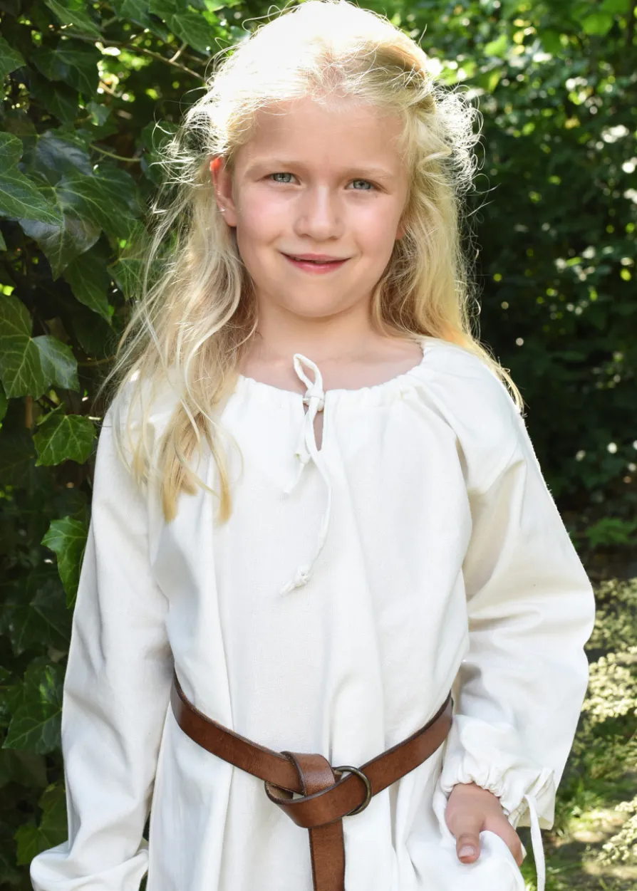 Kinder Mittelalterkleid Ana, natur