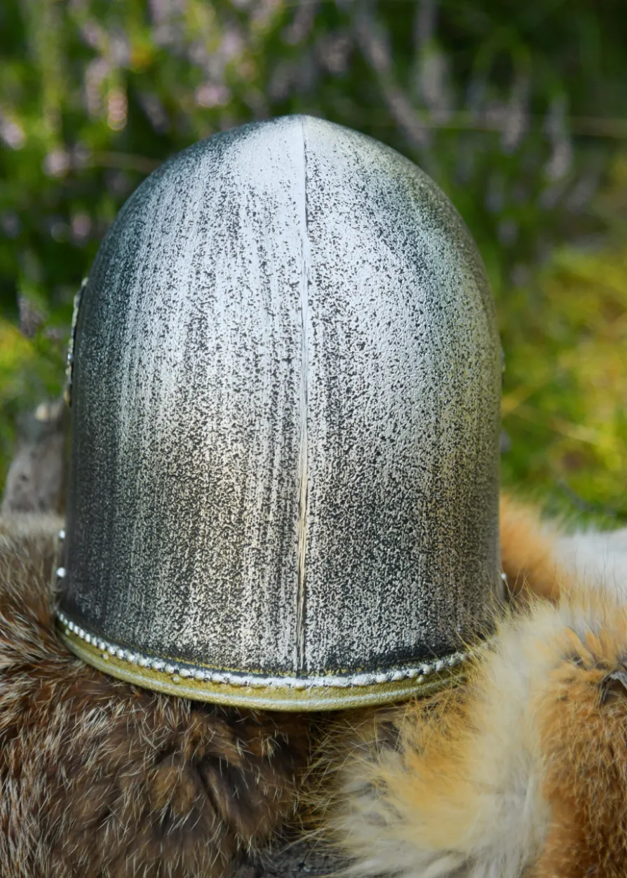 Kinder Ritterhelm Hundsgugel mit Klappvisier, Kunststoff