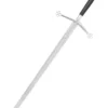 Kingston Arms Schottisches Claymore Schwert, schwarzer Griff