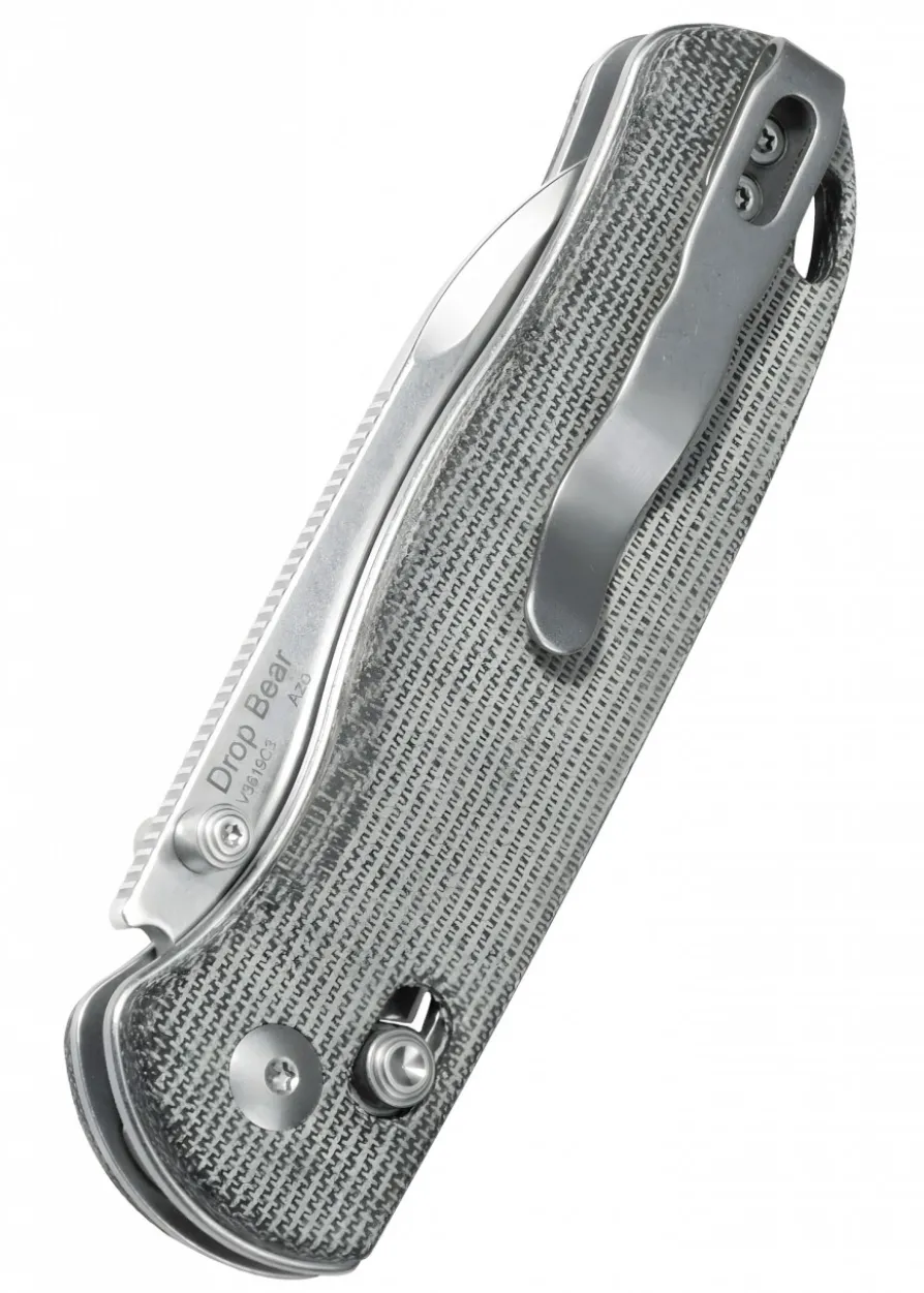 Kizer Knives DROP BEAR, Micarta, stonewashed, Taschenmesser