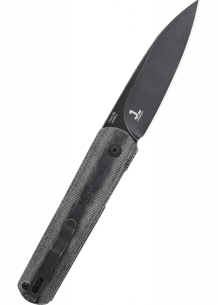Kizer Knives FEIST XL, Micarta, schwarze Klinge, Taschenmesser