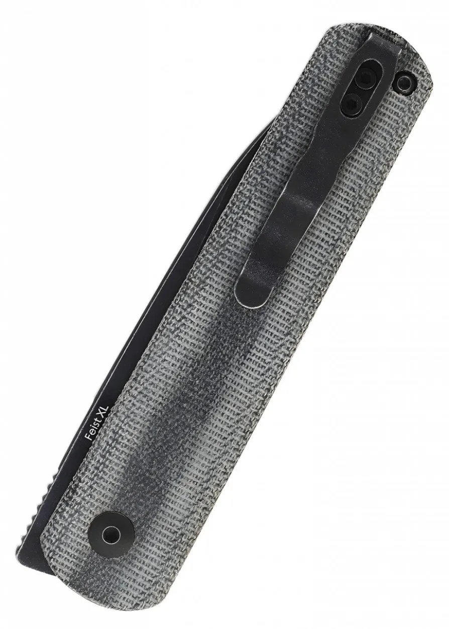 Kizer Knives FEIST XL, Micarta, schwarze Klinge, Taschenmesser