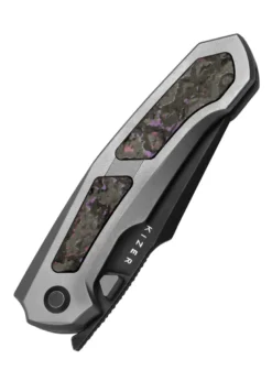 Kizer Knives Feweed, Titanium, Fat Carbon Purple Haze, Taschenmesser