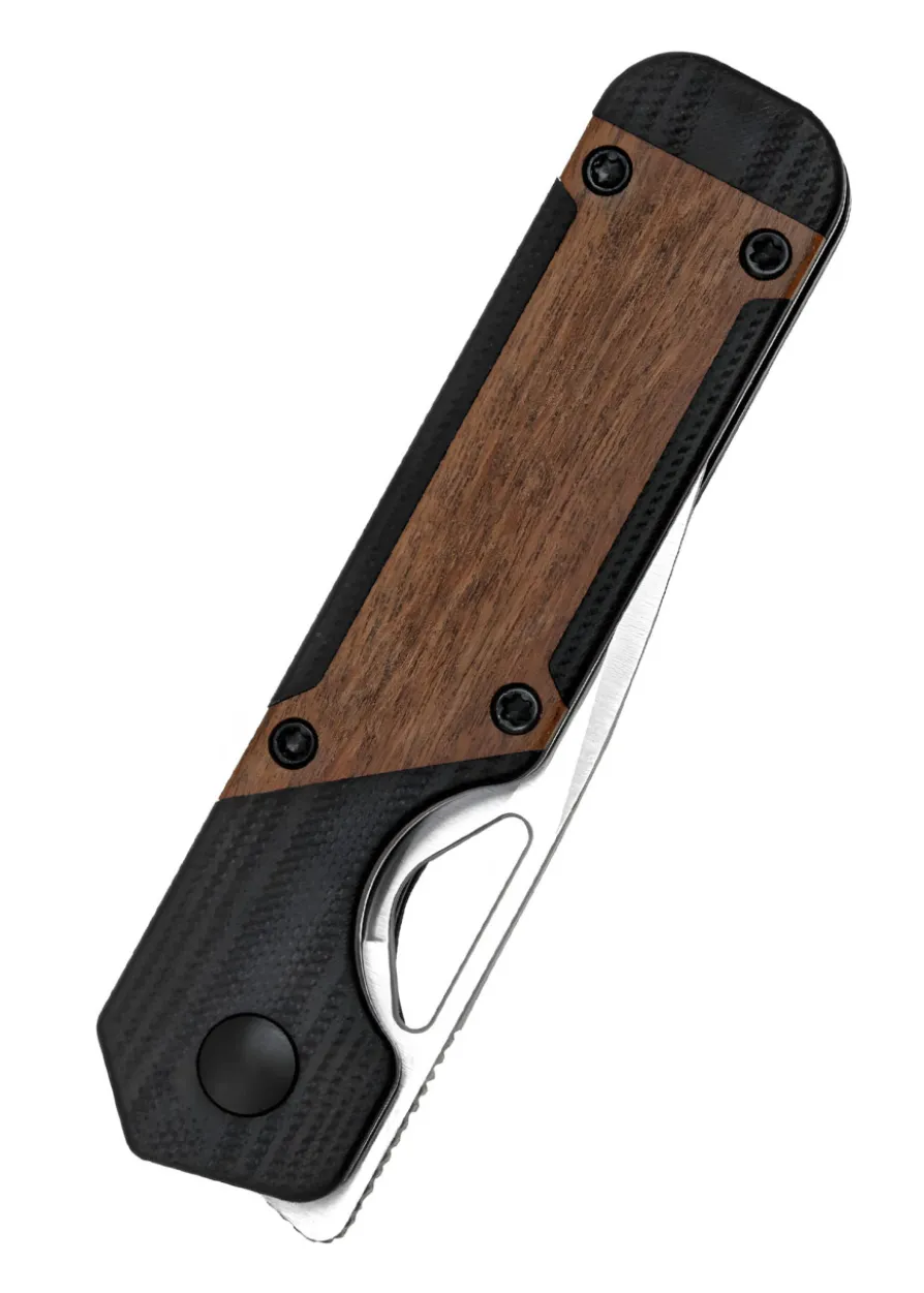 Kizer Knives Mini Militaw G10 + Mkuruti-Holz, Taschenmesser