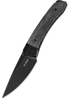 Kizer Knives Mini Momo, Aluminum, Micarta, black, Taschenmesser