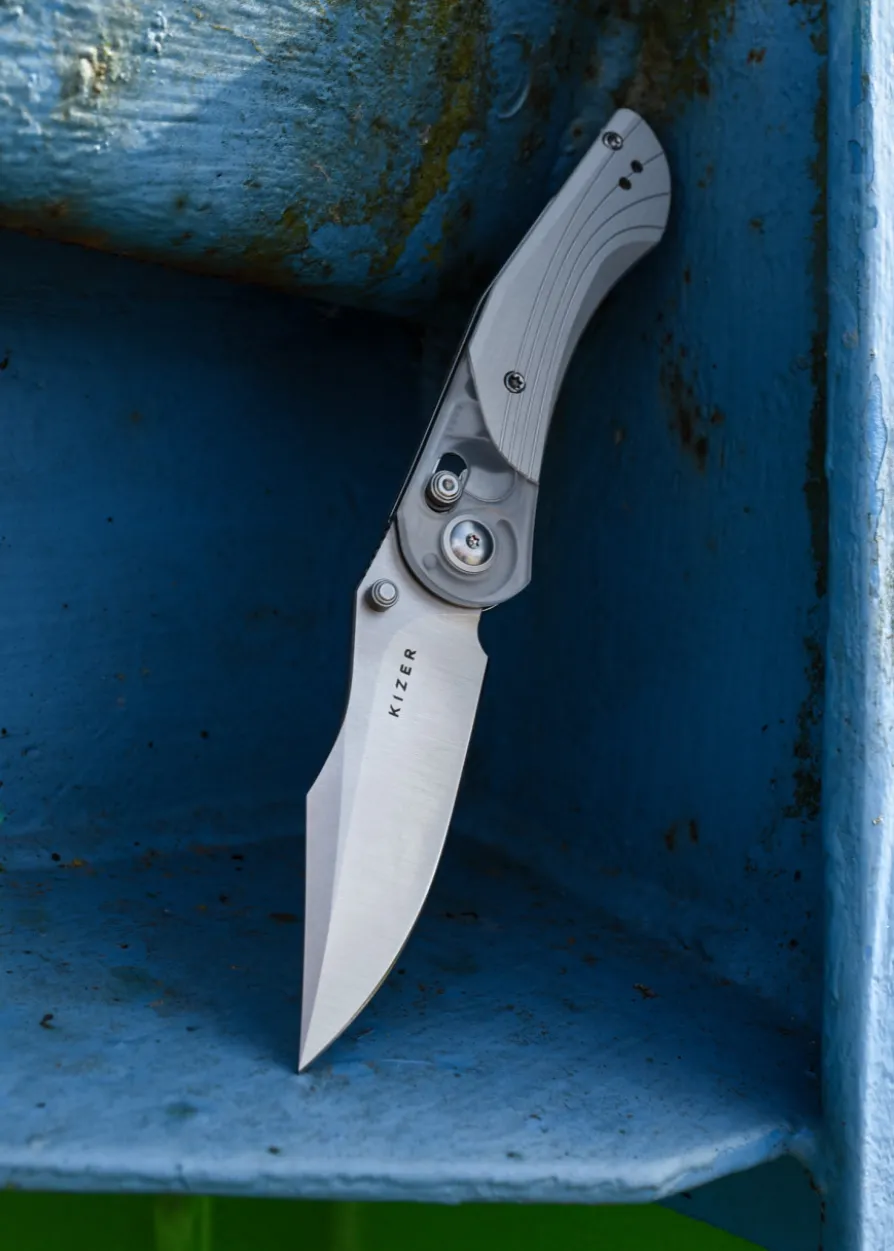 Kizer Knives Mini Mystic, Nitro-V, Acryl + Aluminium, Taschenmesser