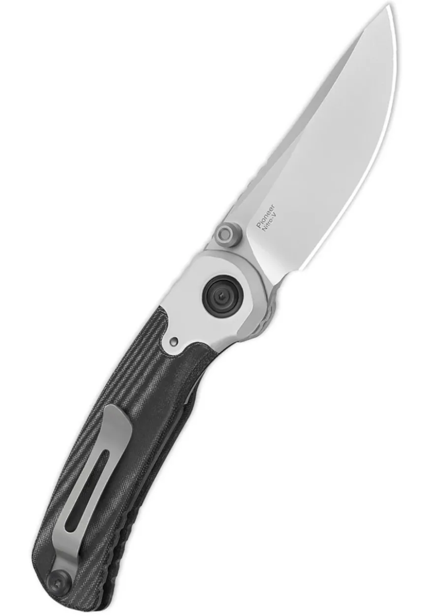 Kizer Knives Pioneer, Aluminum, Micarta, Nitro-V, Taschenmesser