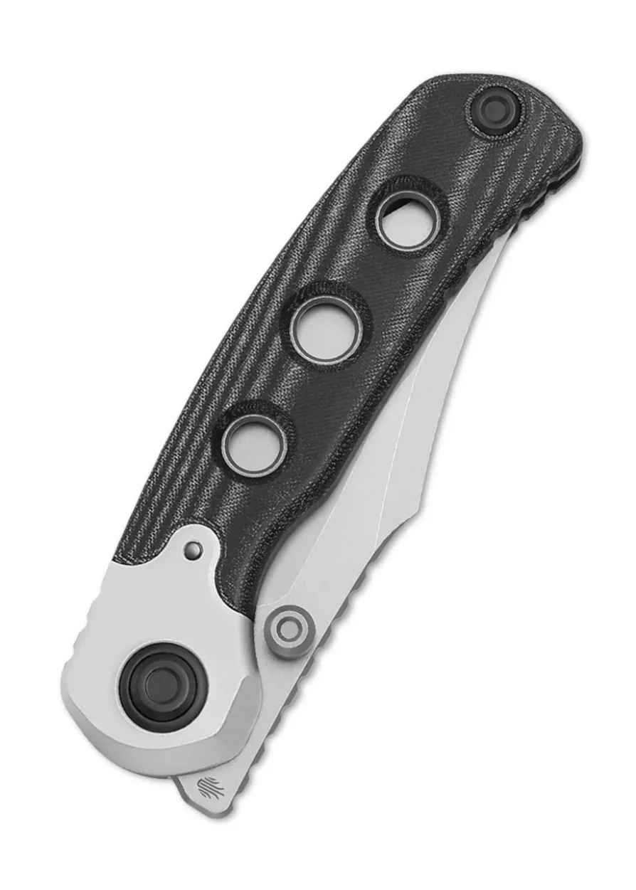 Kizer Knives Pioneer, Aluminum, Black Micarta, Nitro-V, Taschenmesser