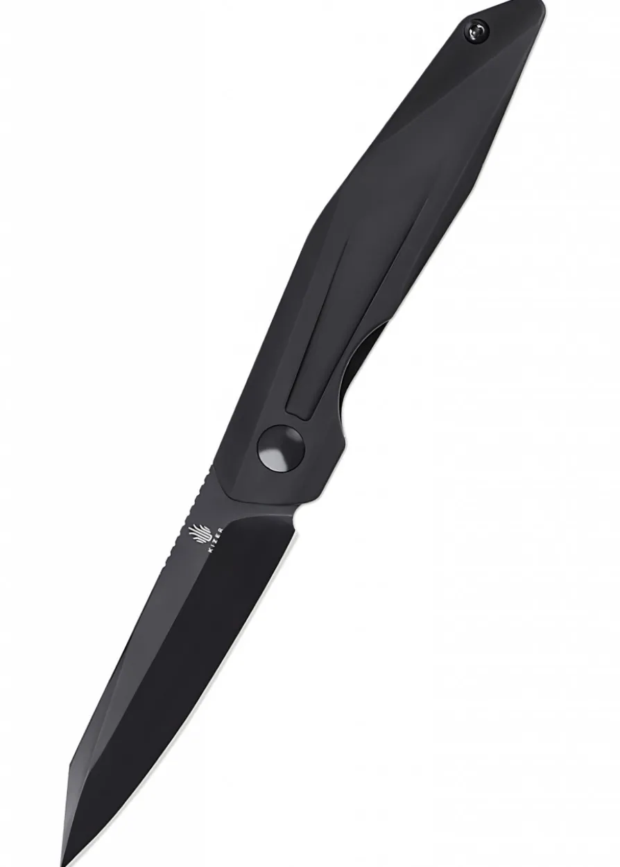 Kizer Knives SPOT, Aluminium, schwarze Klinge, Taschenmesser