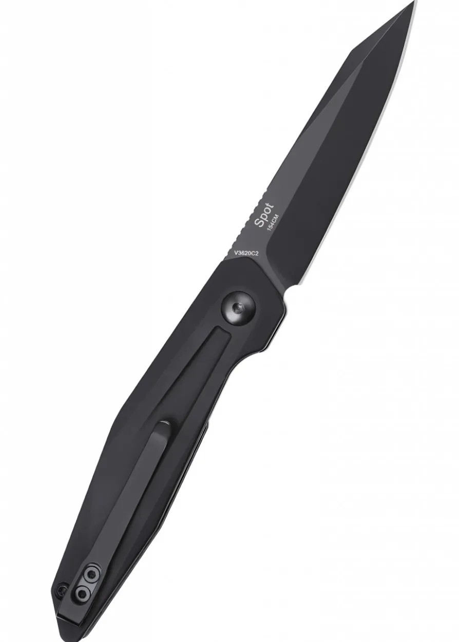 Kizer Knives SPOT, Aluminium, schwarze Klinge, Taschenmesser