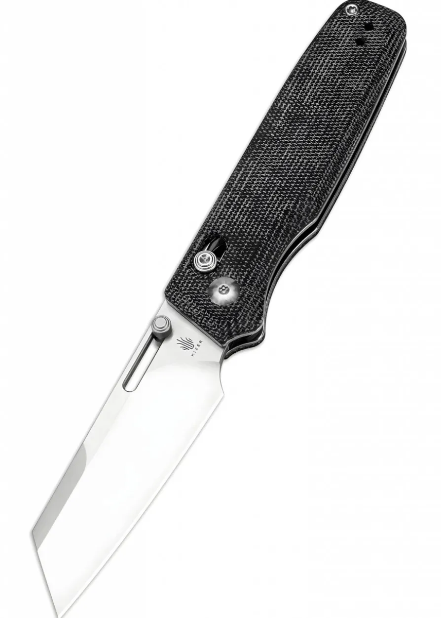 Kizer Knives TASK, Micarta, satinierte Klinge, Taschenmesser