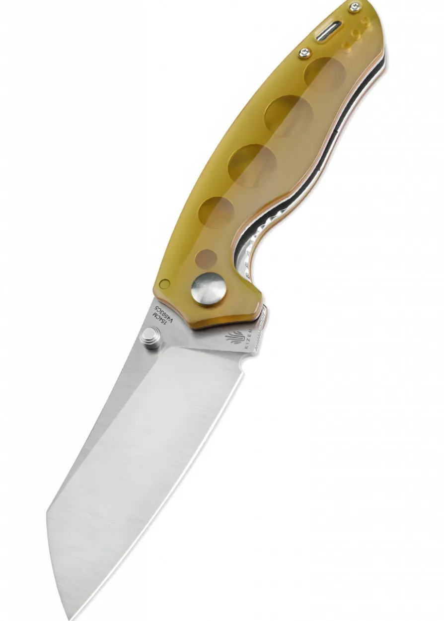 Kizer Knives TOWSER K, PEI-Griff, satinierte Klinge, Taschenmesser