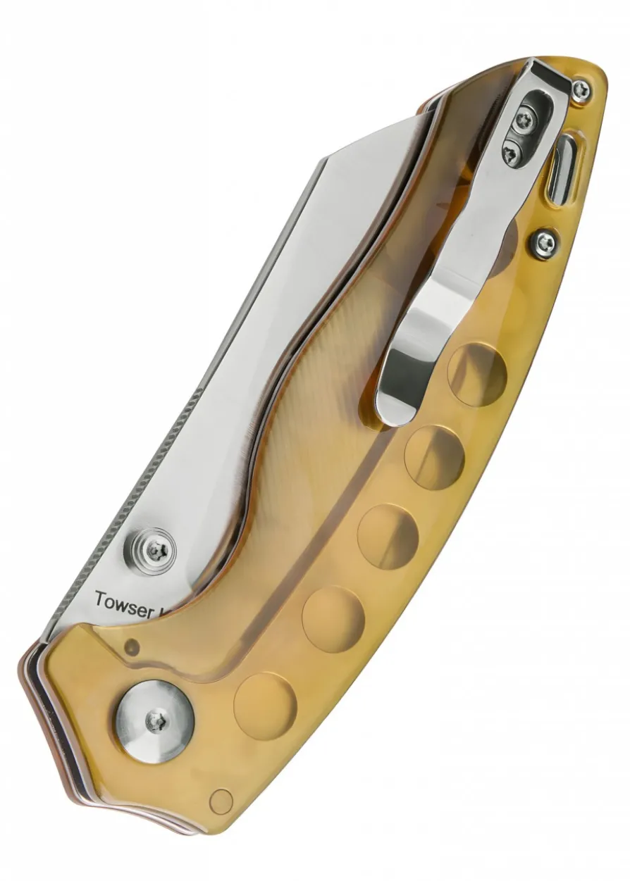 Kizer Knives TOWSER K, PEI-Griff, satinierte Klinge, Taschenmesser