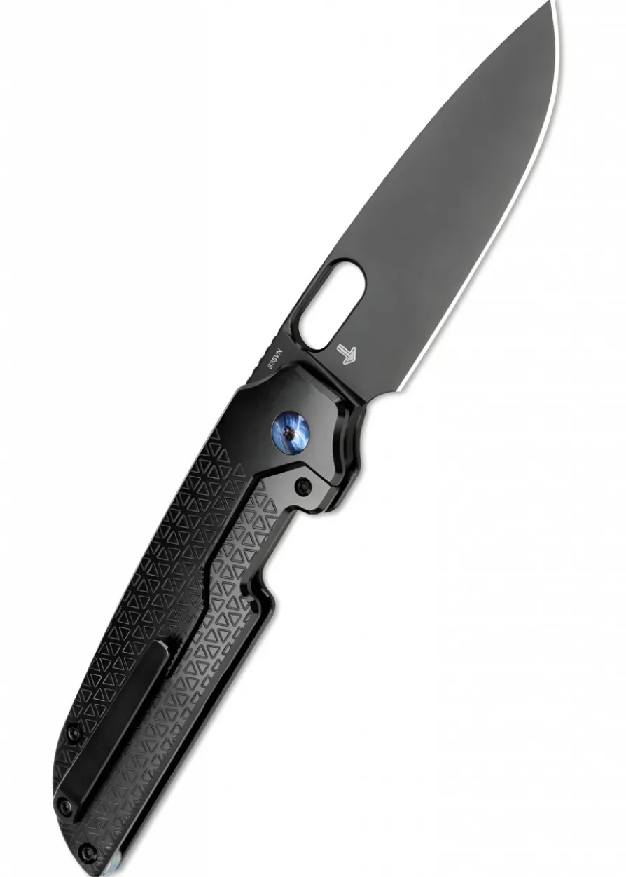 Kizer Knives VARATAS, Titan, schwarze Klinge, Taschenmesser
