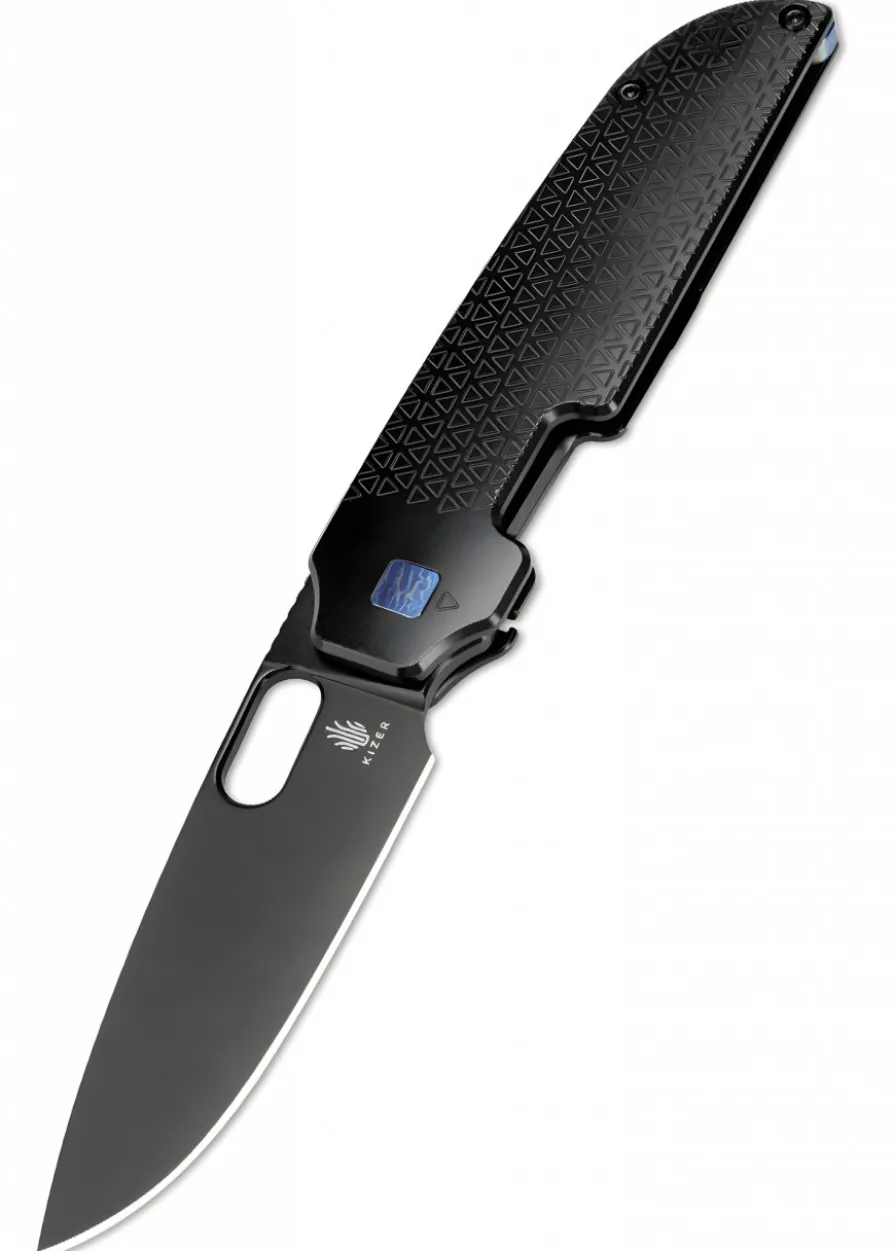 Kizer Knives VARATAS, Titan, schwarze Klinge, Taschenmesser