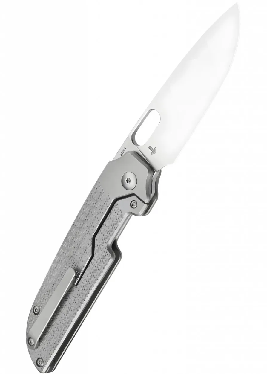 Kizer Knives VARATAS, Titan, stonewashed, Taschenmesser