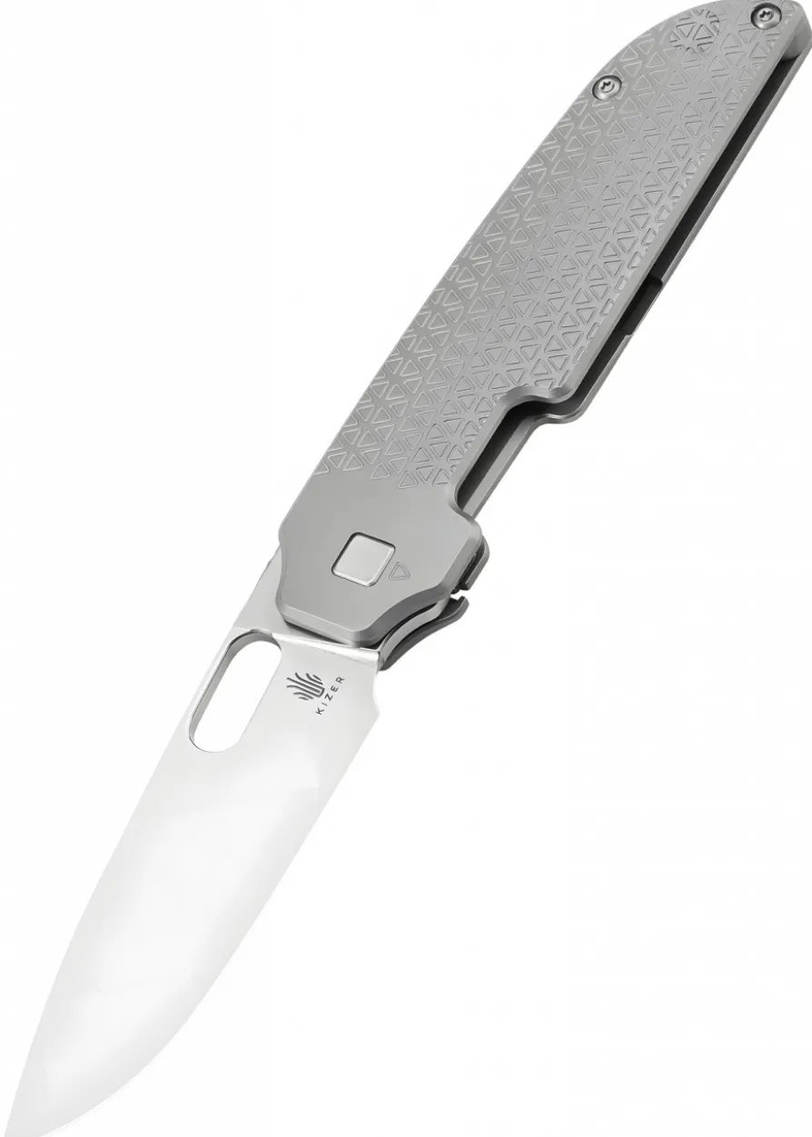 Kizer Knives VARATAS, Titan, stonewashed, Taschenmesser