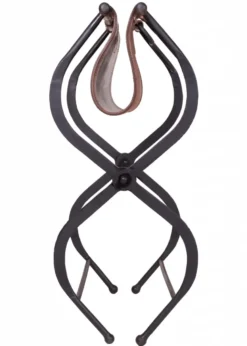 Klapphocker mit Ledersitz
