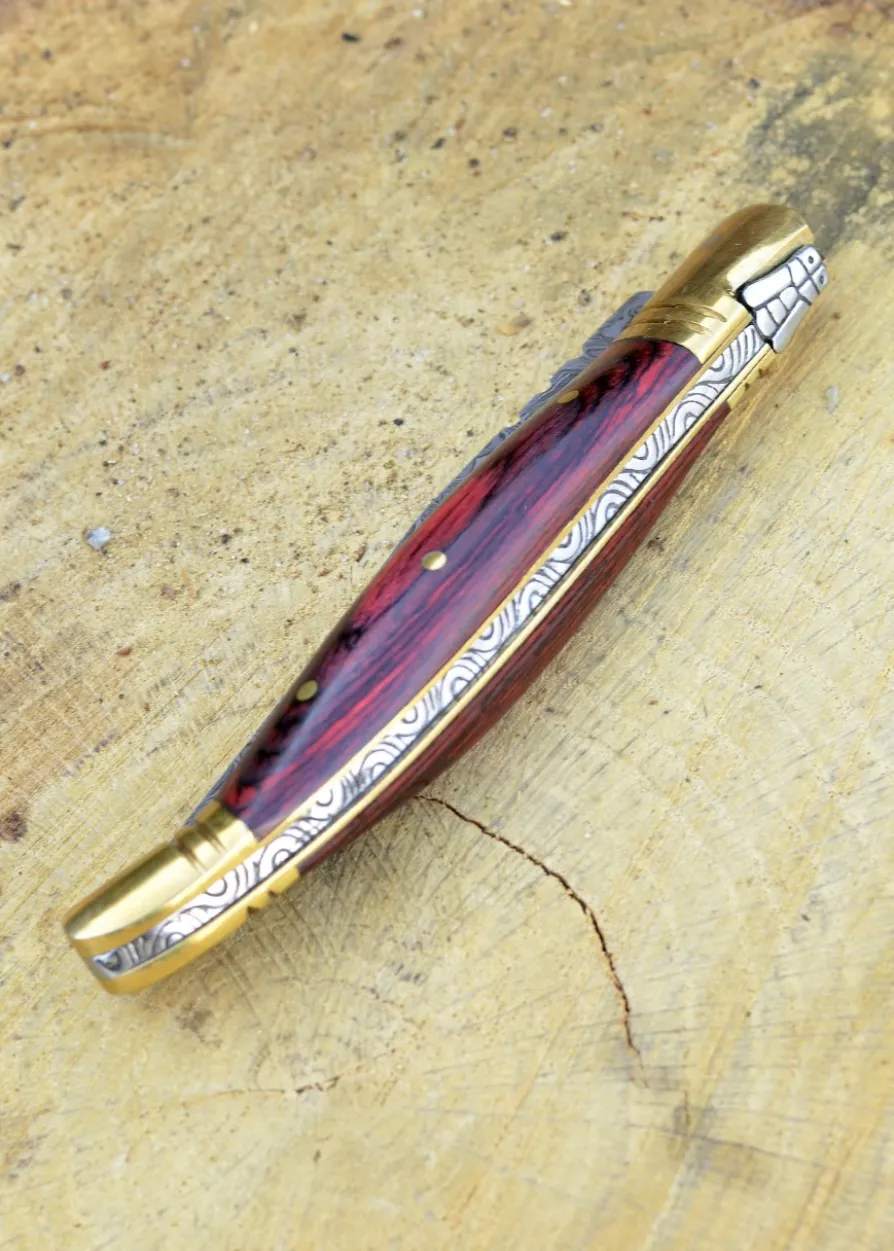 Klappmesser mit Damaststahlklinge