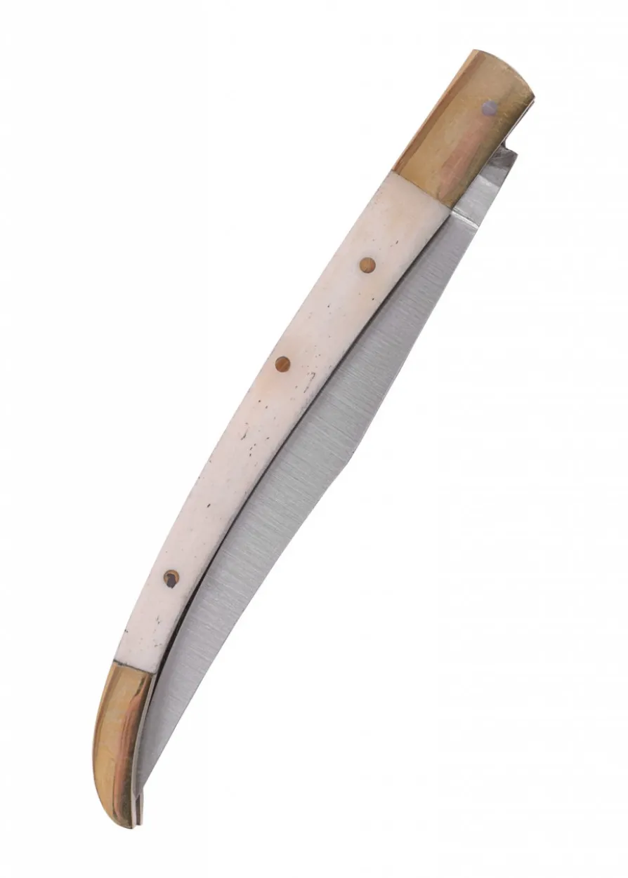 Klappmesser mit Griffschalen aus Knochen