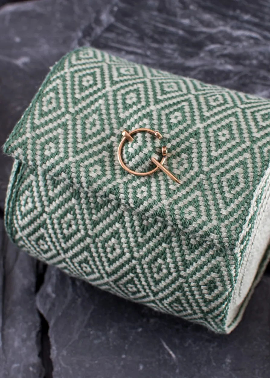 Kleine Wikinger Fibel aus Bronze