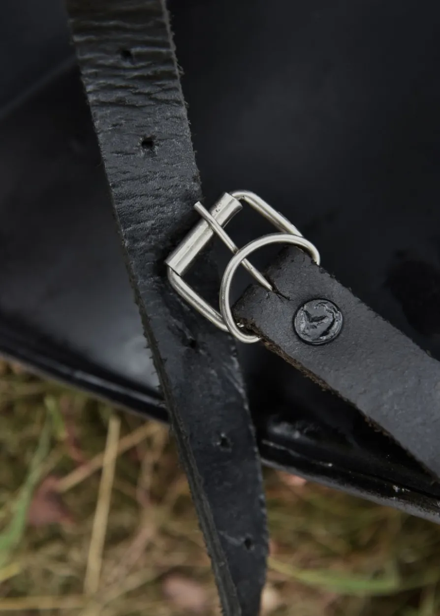 Kniekacheln, 15. Jh., 1,6 mm Stahl, Paar