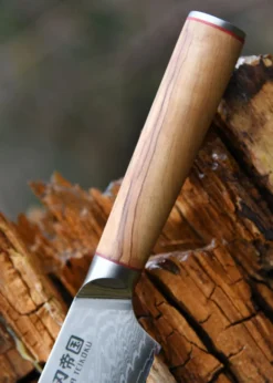 Kochmesser, 16,5 cm Klingenlänge, Damaststahl