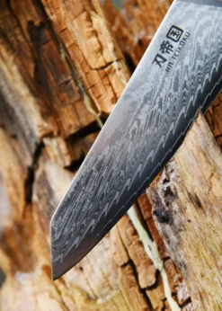 Kochmesser, 16,5 cm Klingenlänge, Damaststahl