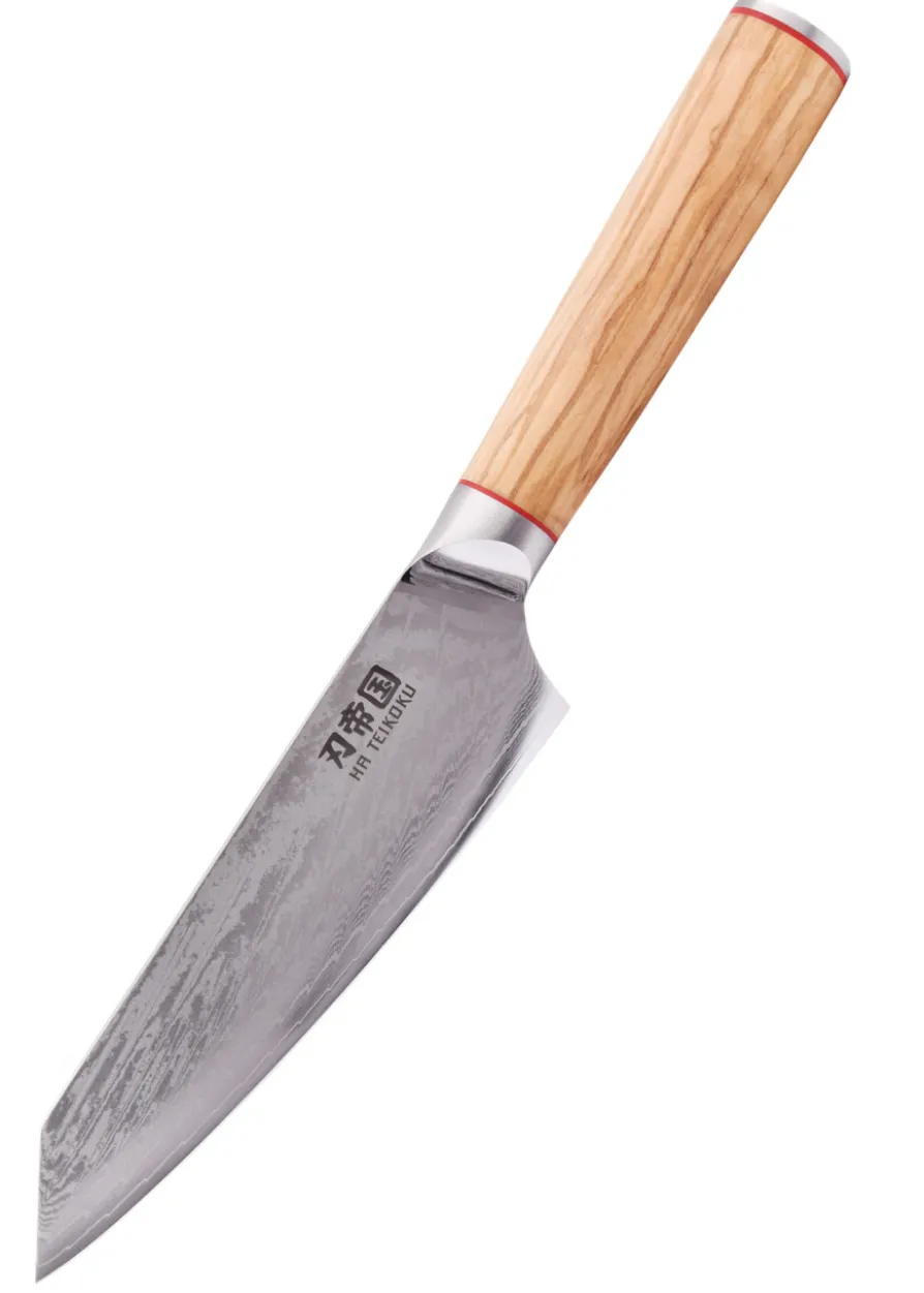 Kochmesser, 20 cm Klingenlänge, Damaststahl
