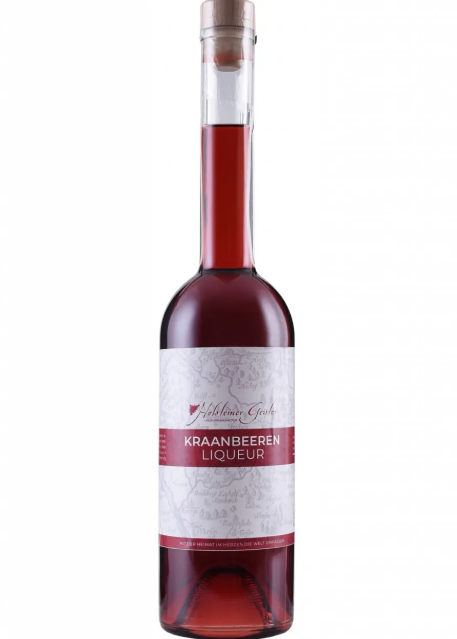 Kraanbeeren Likör, 20% vol. Alk., 0,5l Flasche - Holsteiner Geister