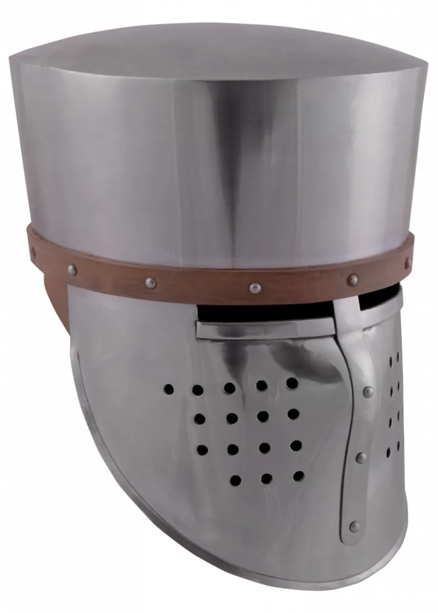 Kreuzfahrer-Topfhelm, ca.1180, 2 mm Stahl