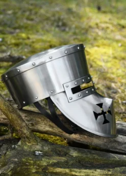 Kreuzritter Helm, 2 mm Stahl