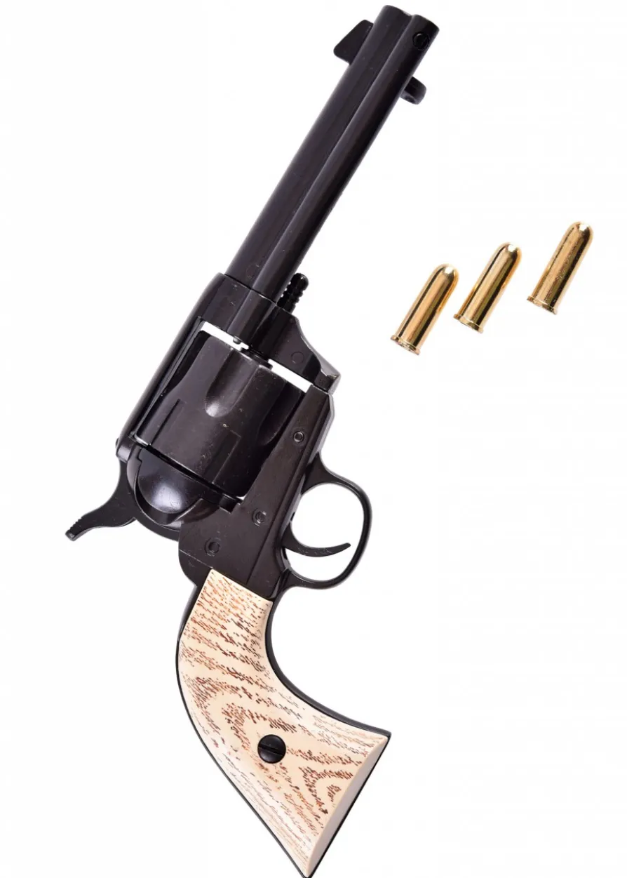 Kurzer Colt-Revolver .45, USA 1873, Schwarz / Elfenbeinfarben, Replik