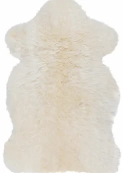 Lammfell, naturweiß, ca. 80 cm Öko-Tex Standard 100 - Schaffell