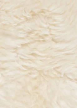 Lammfell, naturweiß, ca. 80 cm Öko-Tex Standard 100 - Schaffell