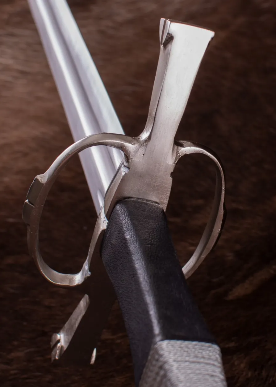Langschwert mit Parierring, 15. Jh., inkl. Scheide