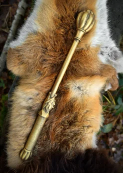 LARP Goldener Melonen-Hammer Huoyan, Polsterwaffe, 45 cm