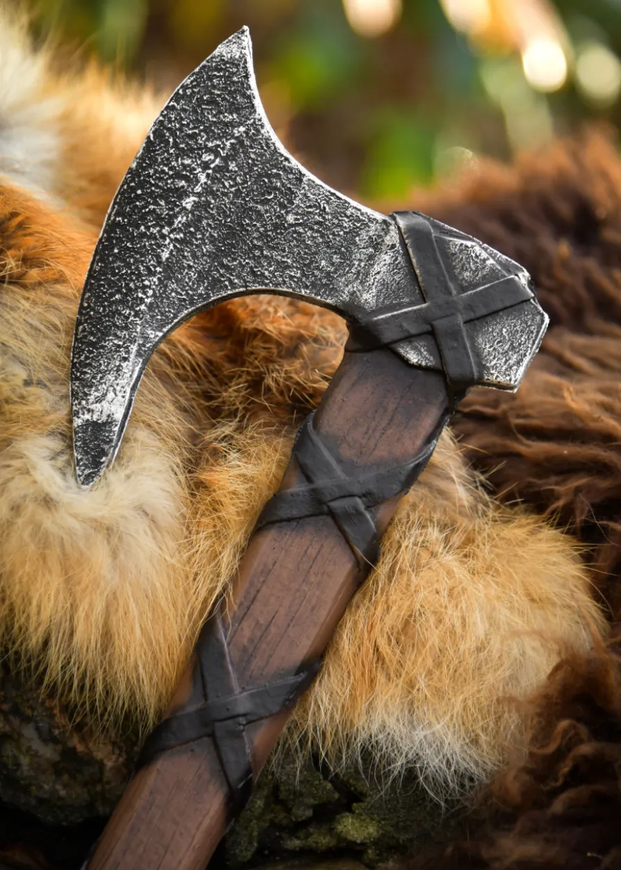 LARP Wikinger Axt Torvald, Polsterwaffe, 62 cm