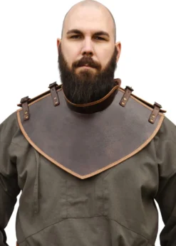 Leder Kragen Arnulf, braun